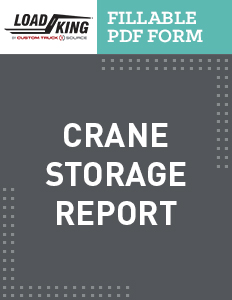crane storage report load king